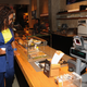 Oprah Winfrey and Starbucks CEO Howard Schultz at the Teavana Fine Teas + Tea Bar in New York.
